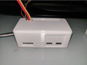 extended pi zero case projects electronics box project raspberry raspi 3d print model - Mito3D