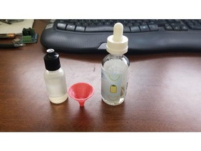 vape garrafa de funil ferramentas manuais o e-cig e-suco pequeno vaping 3d print model - Mito3D