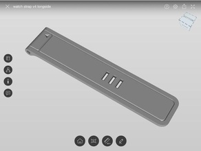 garmin sostituzione del cinturino gadget fenix 3 flessibile filamento guarda di orologio 3d print model - Mito3D