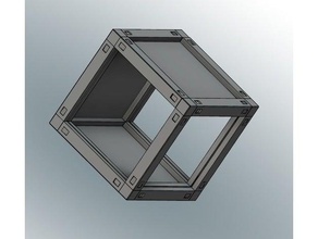 snapfit caja modular La impresión en 3d cuadro edificio cubo fusion360 fusion 360 simple 3d print model - Mito3D