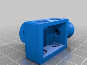 monoprice selecione mini gopro direito monte de bola link Impressora 3d acessórios a mpsm mp 3d print model - Mito3D