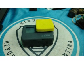 cubre lente gopro 5 preto câmera 3d print model - Mito3D