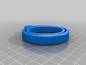 bearing ball 50mm pvc pipe hole ceil mount parts projector 3d print model - Mito3D