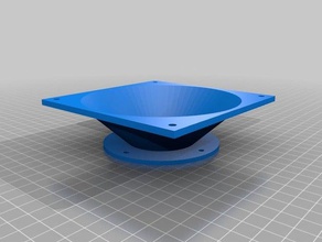 12v mini cyclone vacuum - 120mm axial fan machine tools 3d print model - Mito3D