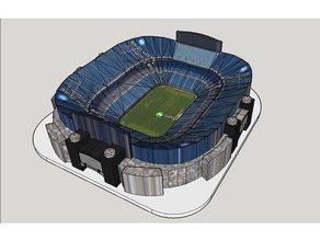 boa stadium carolina panthers buildings & structures charlotte football 3d print model - Mito3D