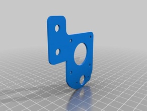 mendelmax 2 z motor mount plate 3d printer parts mounting bracket 3d print model - Mito3D