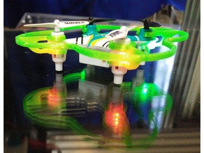 mini drone pervaneli görevlisi r c araçlar microdrone quadcopter 3d print model - Mito3D