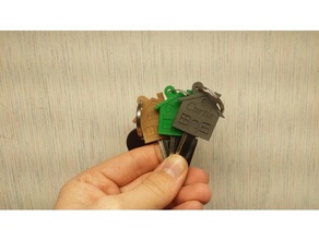 chave de casa personalizada manga produtos para tampa personalizado porta a chaves bloqueio 3d print model - Mito3D