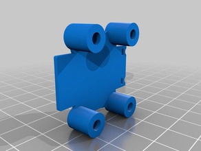 90gt receptor de realocação suporte hobby 3d print model - Mito3D