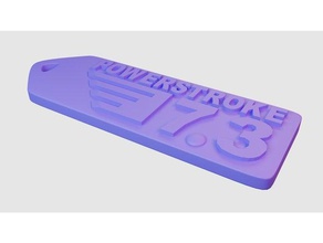 ford Schlüsselanhänger 3d-drucken 3d-text keyholder 3d print model - Mito3D