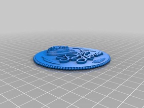 dark horse medallion 3d printing 3d print model - Mito3D