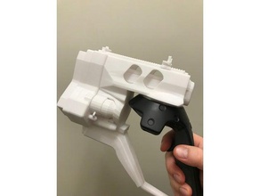 uzay korsan blaster htc vive denetleyicisi eğitmen video oyunları 3d print model - Mito3D