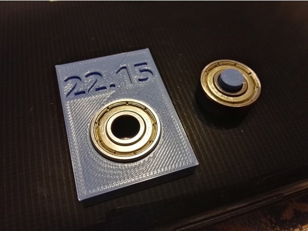 608 bearing calibration set diy 608z 608zz bearings zz z608 3D print model - Mito3D