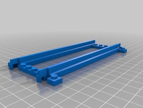 skinney lego track kompatibel hobby 3d print model - Mito3D