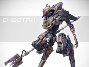 ah-ku mkii scout melee mech modello di robot figura mecha miniature statua da tavolo giocattolo wargame 3d print model - Mito3D