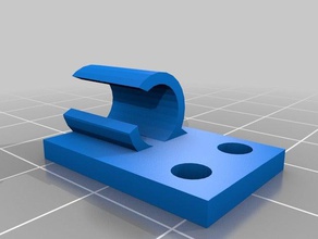 cable guide base bed anycubic i3 mega 3d printing anycubic anycubic i3 mega cable cable guide cable holder 3d print model - Mito3D