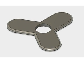 simple hand spinner toys & games fidget handspinner 3d print model - Mito3D