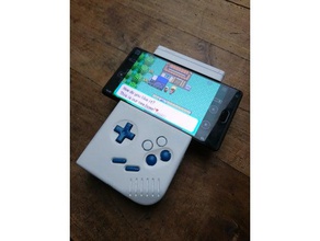 gameboy clásico gamepad smartphone el teléfono móvil controlador emulador 3d print model - Mito3D