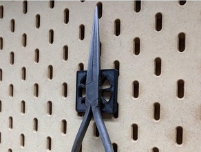 magnetic holder ikea skadis tool holders & boxes 3d print model - Mito3D