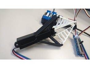 flex tridactyl gripper robotics 3d print model - Mito3D