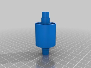 roller foot - parametric parts guides 3d print model - Mito3D