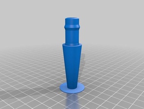shisha hookah adaptador de tubo hobby 3d print model - Mito3D