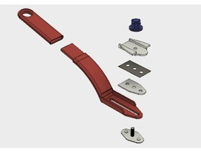 Tapeten Messer hand-Werkzeuge Trockenbau razor blade tool tools wallpaper 3d print model - Mito3D