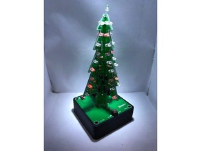 box icstation diy 3d christmas tree kit electronics 3d print model - Mito3D