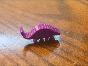 ankylosaurus meeple brinquedo & acessórios para jogos boardgame dinosaur island 3d print model - Mito3D