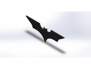 batman-logo Schilder & logos batman dc-Helden flach logo 3d print model - Mito3D