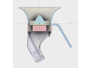 bell-bouche entrée du ventilateur Imprimante 3d accessoires fan printrbot simple en métal de mise à niveau 3d print model - Mito3D