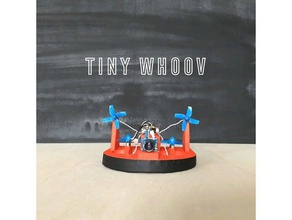 minuscule whoov - scratchbuild v1 jouets & jeux de la lame dépron fpv hoovercraft inductrix paperfoam whoop 3d print model - Mito3D