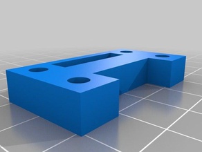 flsun cube 3d fan mount original reengineered printer parts 40mm flsun3d 3d print model - Mito3D