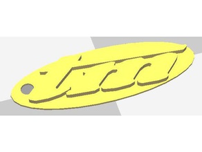 tm racing logo Schlüsselanhänger Schlüssel keychain 3d print model - Mito3D