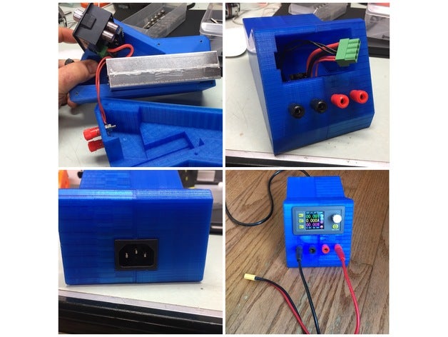 approvisionnement d'alimentation cc entièrement clos de l'électronique 3D print model - Mito3D