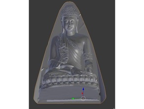 buddha iv optical illusion mould stand art 3d print model - Mito3D