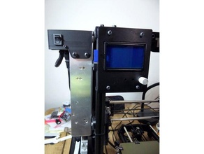 taz 3-5 power supply cover mw se-450-24 equiv 3d printer parts lulzbot 4 3d print model - Mito3D