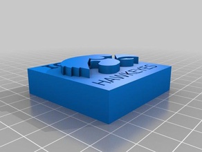 university iowa paper weight 3d printing 3d print model - Mito3D