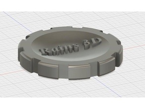 lluvias en 3d maker de la moneda monedas & insignias fabricante 3d print model - Mito3D