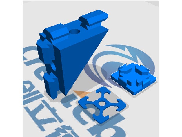 escuadra de la esquina 2020 geno Impresora 3d accesorios 3D print model - Mito3D