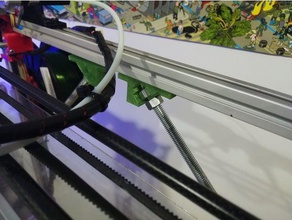 2020 threaded rod brace 3d printer parts 3d print model - Mito3D
