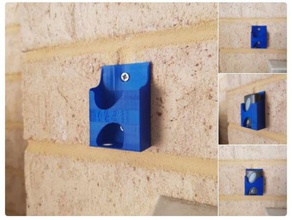 garage remote holder 3d printing practical replacement sparkyface5 wall mounted 3d print model - Mito3D