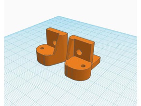 125mm bed mount hypercube evolution 3d printer parts 3d print model - Mito3D