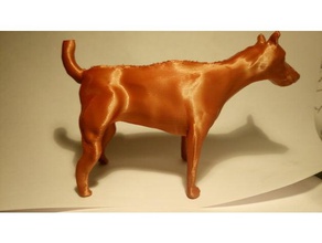 köpeği perro argento heykeller 3d print model - Mito3D
