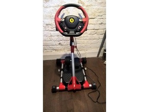 racing wheel stand jogos de vídeo volante corrida xbox 3d print model - Mito3D