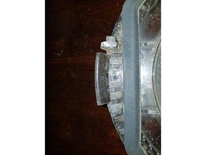 bissell vacuum trap door clip repair replacement parts 3d print model - Mito3D