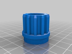 weston meat grinder auger driver gear 3d printing 3d print model - Mito3D