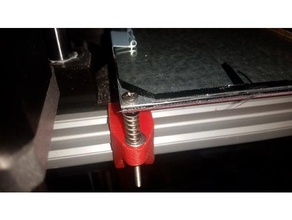 hevo 13mm bed bracket 3d printer parts hypercube evolution 3d print model - Mito3D