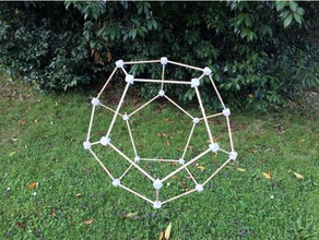 tetraedro joiner bloque de matemáticas 3d print model - Mito3D