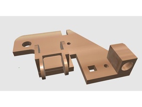 ctc prusa i3 pro-b z-Achse mounts Verstärkung + Kabel-Kette montieren 3d-Drucker Teile beste beider Welten pro b an i3-Klon Holz remake 3d print model - Mito3D